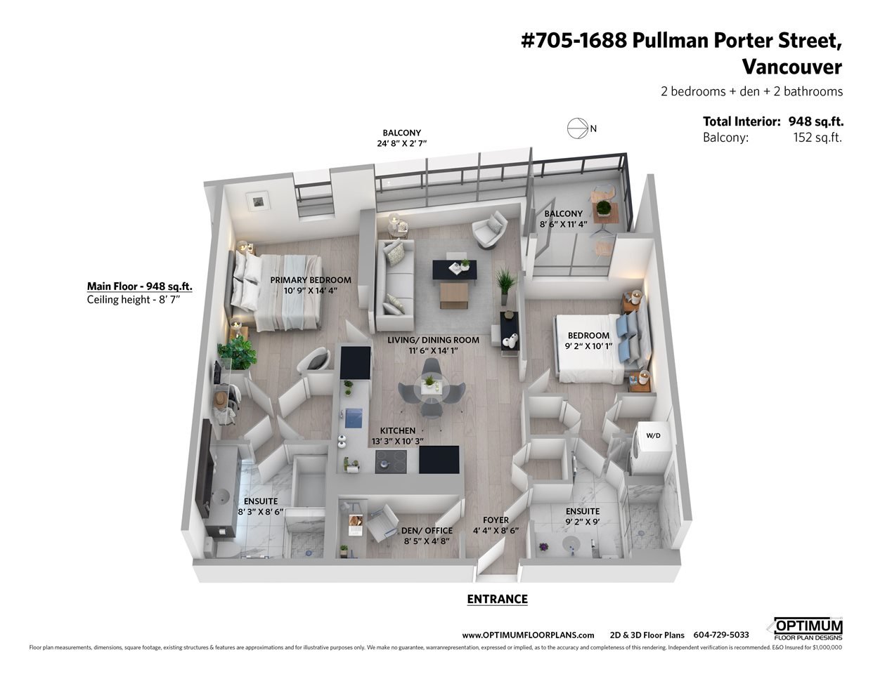 705-1688 Pullman Porter Street, Vancouver