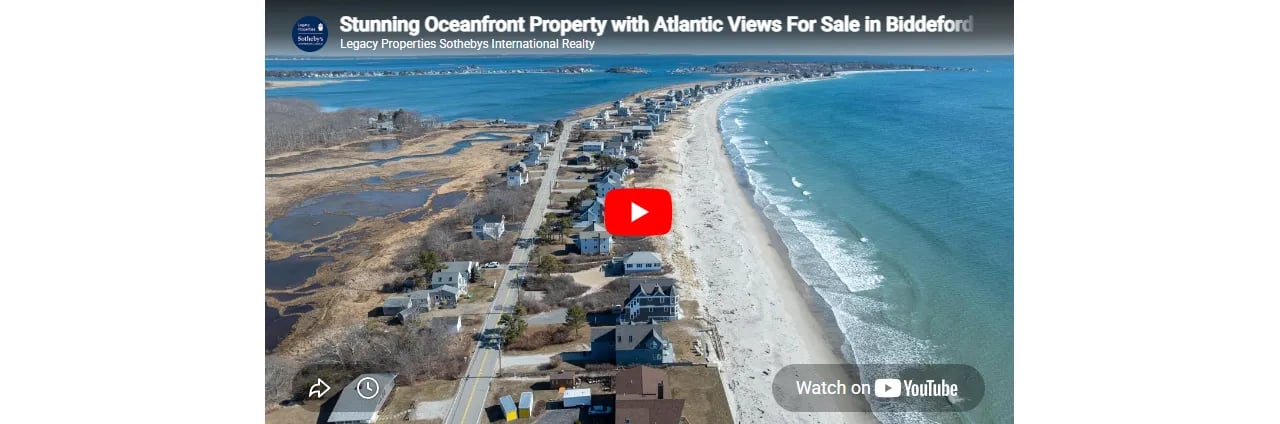 Stunning Oceanfront Property with Atlantic Views For Sale in Biddeford