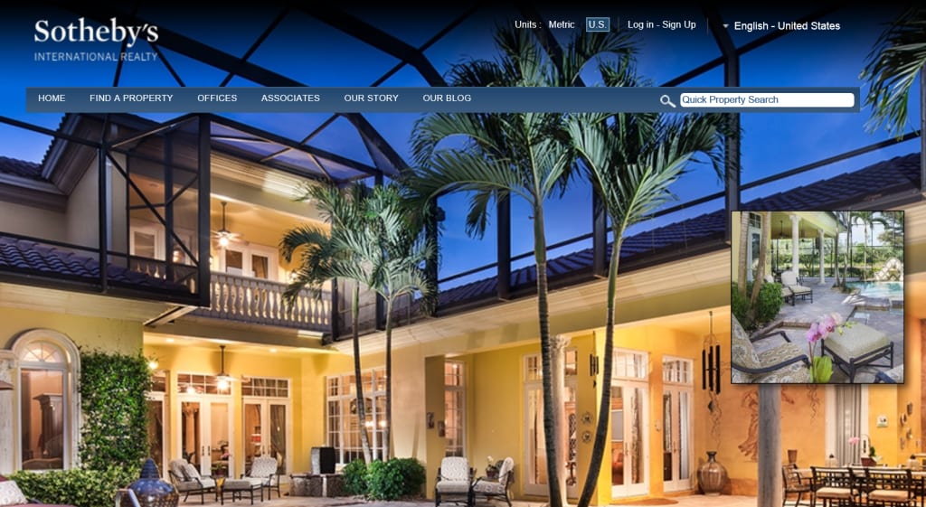 Listings Gain International Exposure via the Sotheby's Website