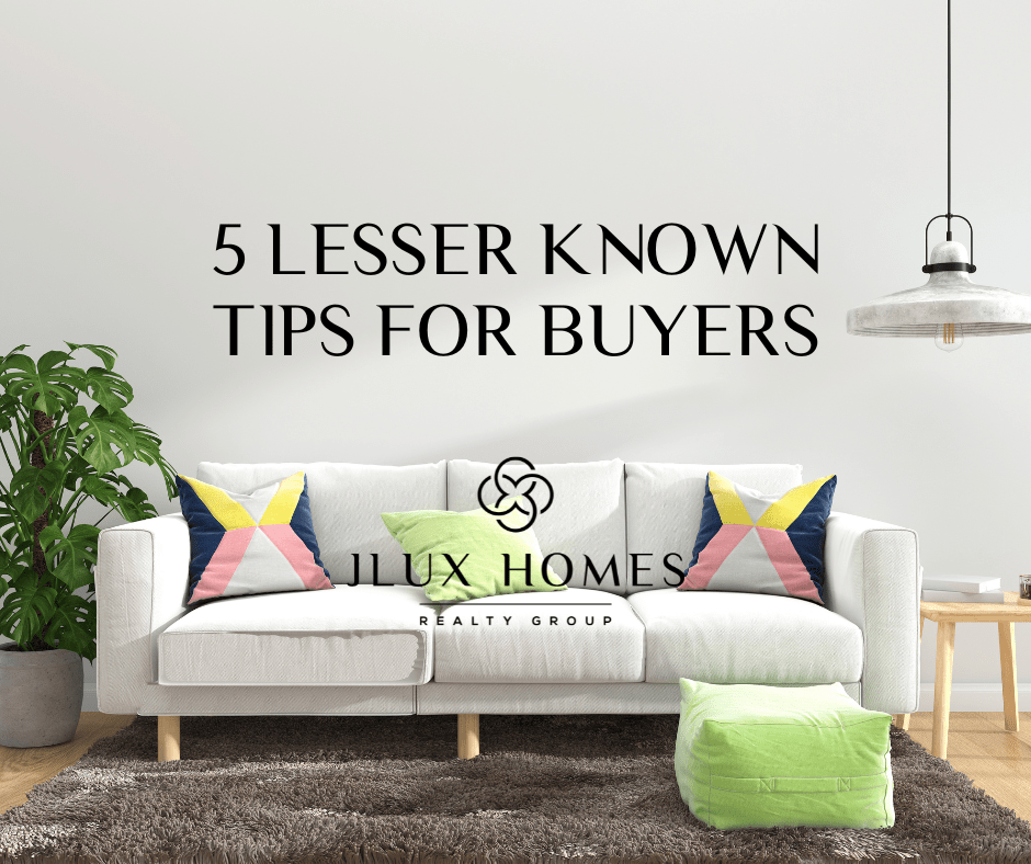 Five Lesser Known Tips for Buyers