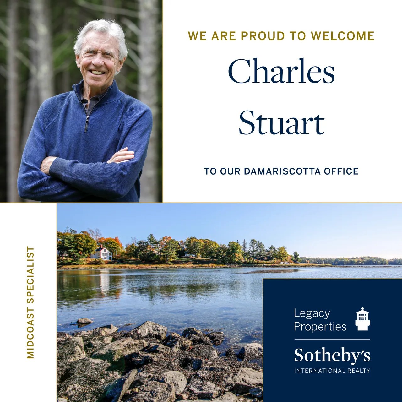 Damariscotta Office Welcomes Charlie Stuart