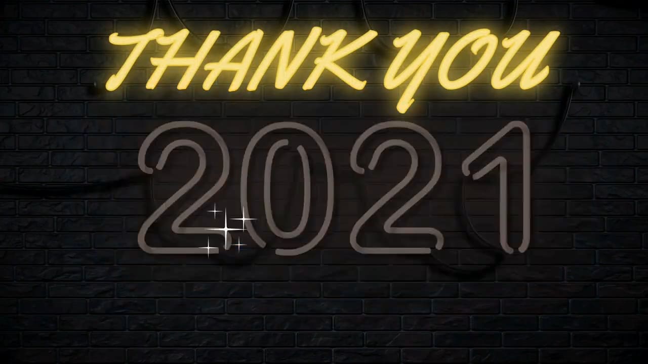 Thank you 2021