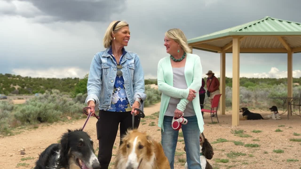 Santa Fe Dog Parks with Cathy and Tara