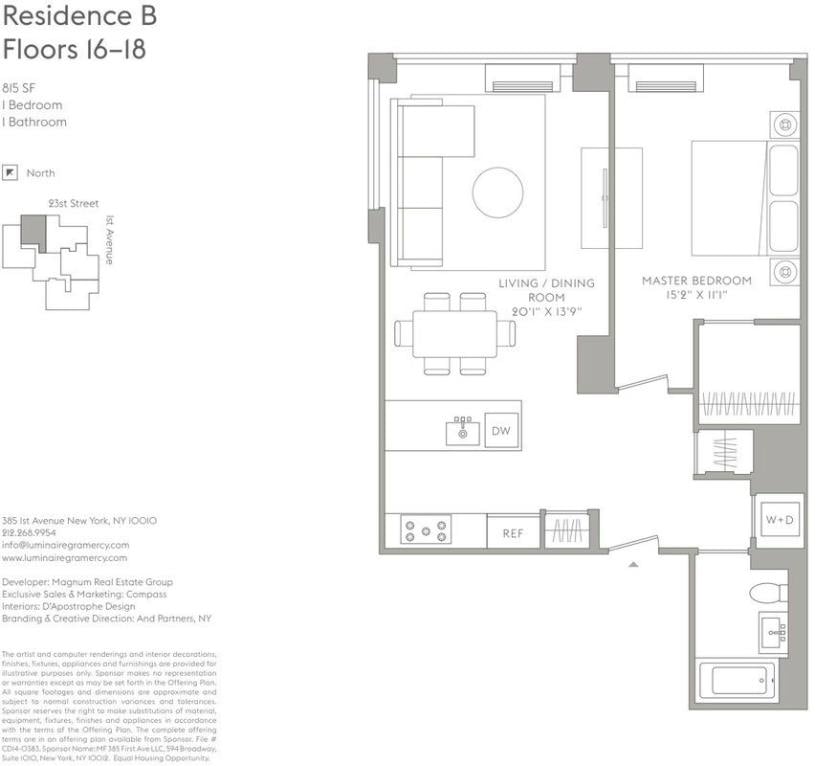 385 First Avenue, Apt 16-B