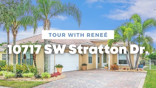 Tour with Reneé: 10717 SW Stratton Dr | The Lakes at Tradition in Port St Lucie, FL