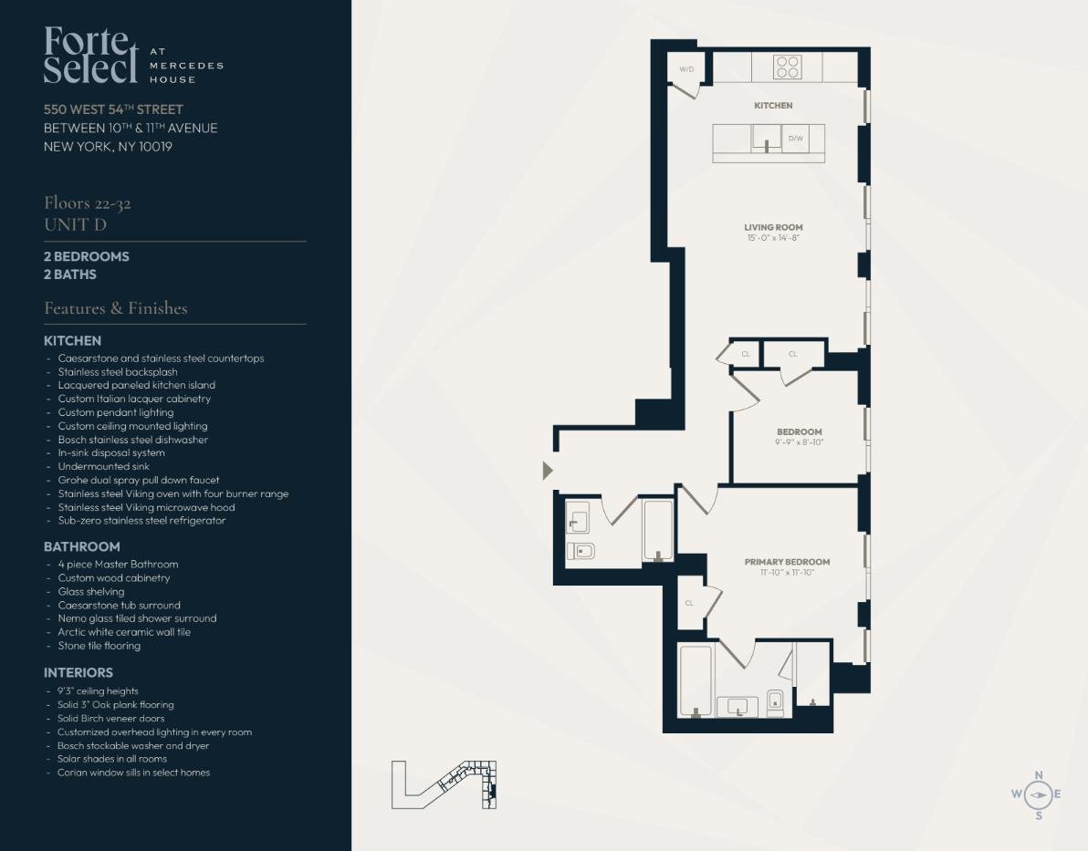 554 West 54th Street, Apt 25-W