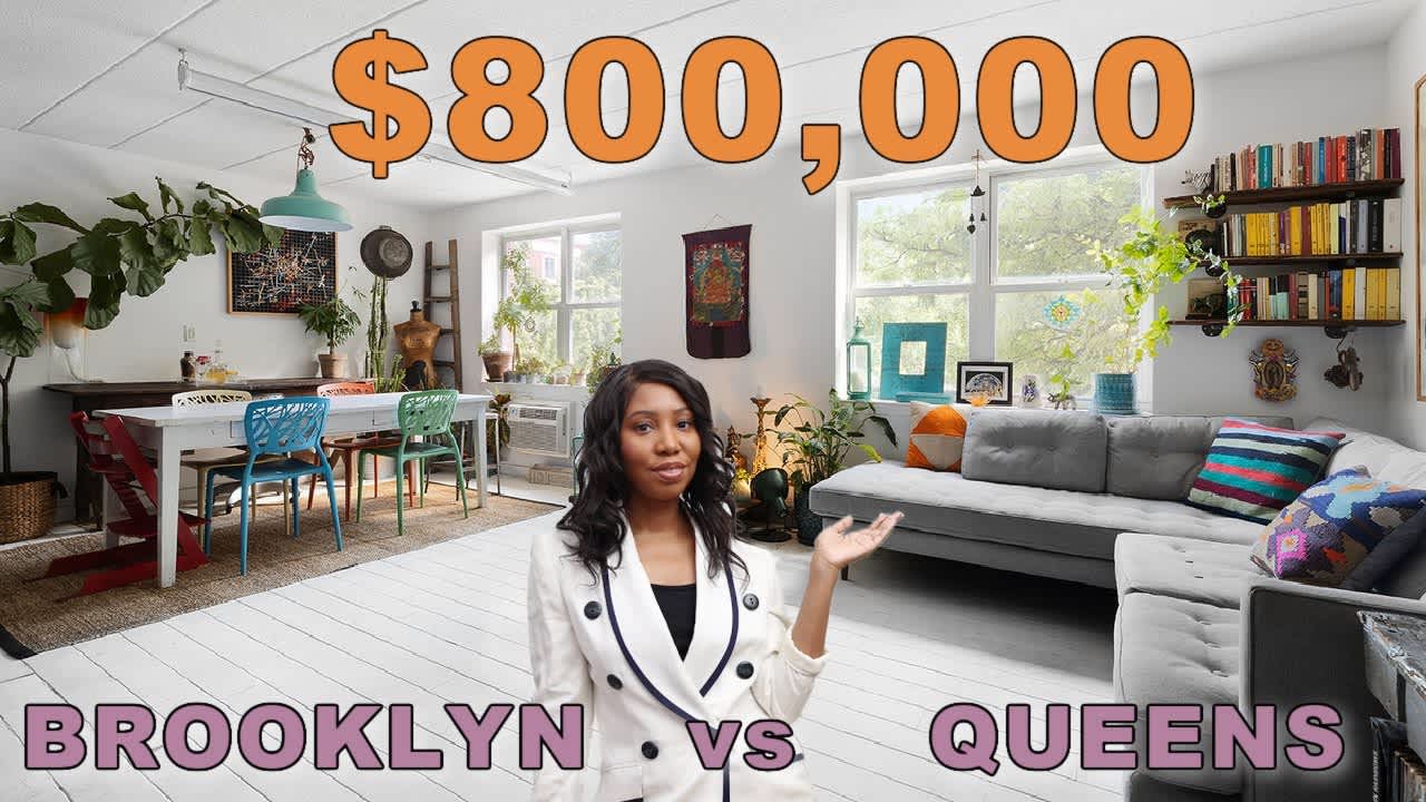 $800,000 NYC Apartment Tour 2021! Brooklyn vs Queens