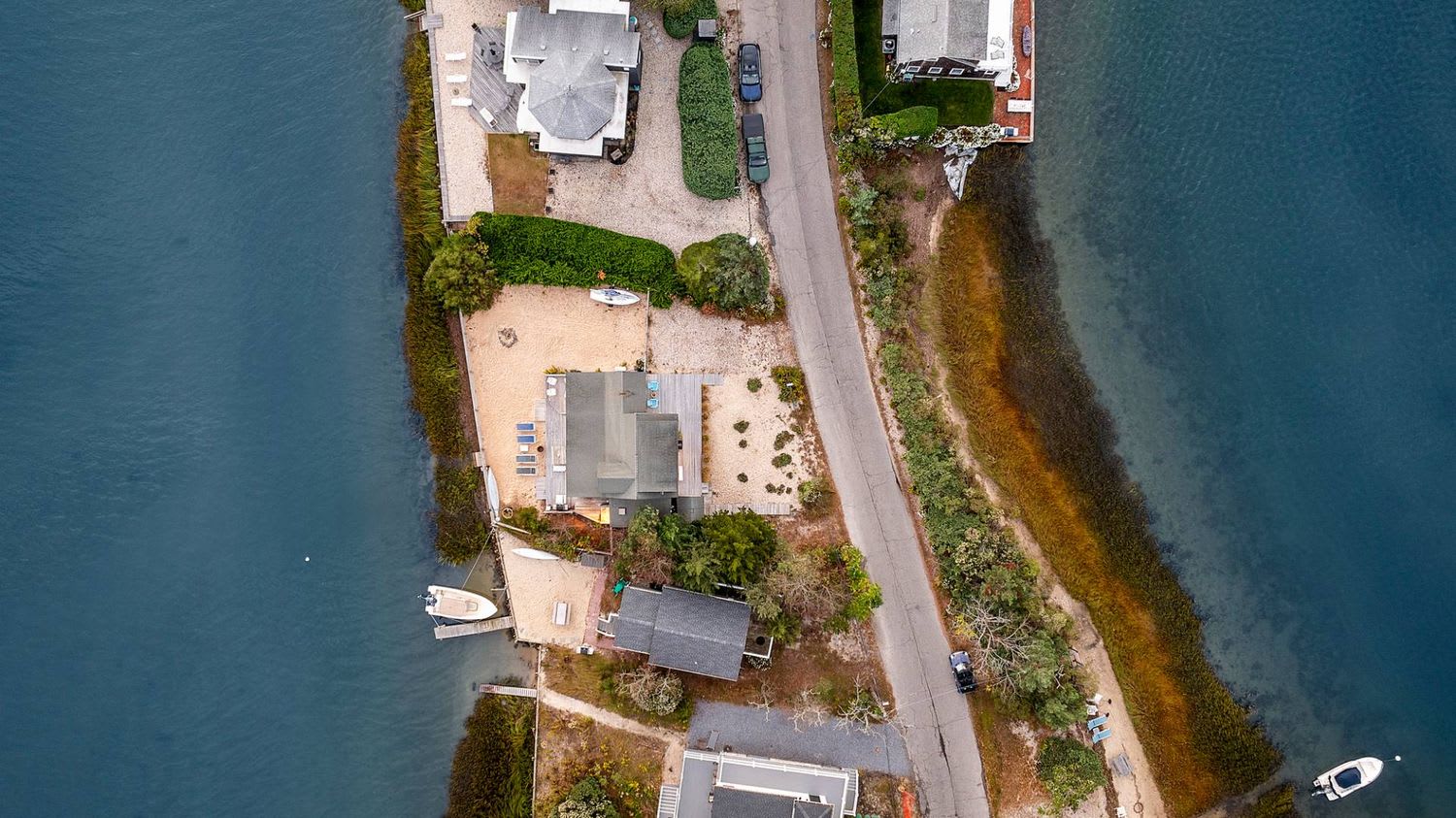 Panoramic Waterfront Vistas in a Coveted Harborside Neighborhood