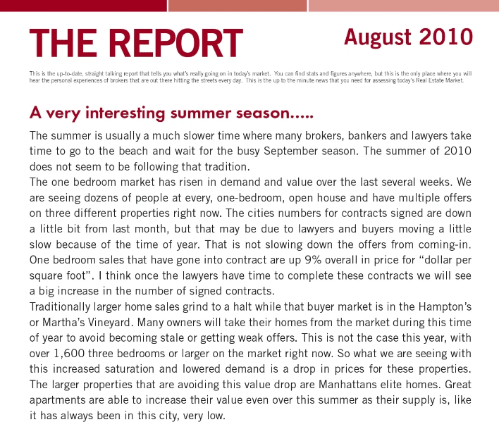 The Meier Report - August 2010