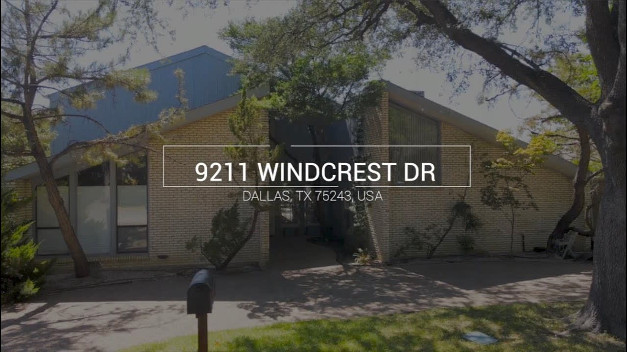 9211 Windcrest Dr, Dallas. 75243