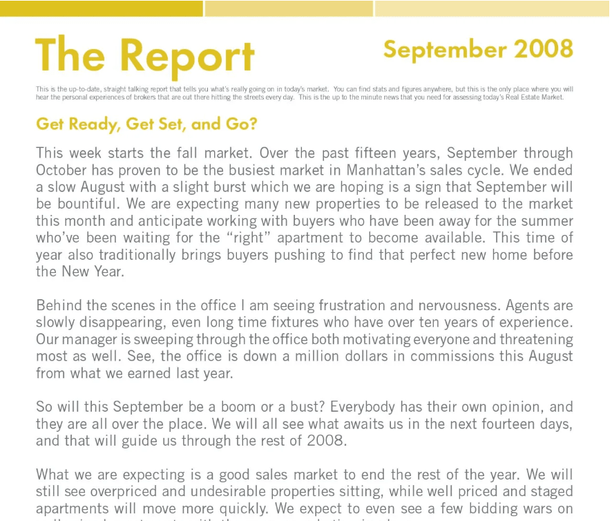 The Meier Report - September 2008