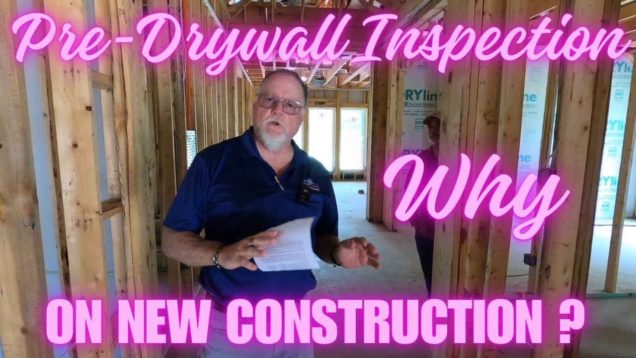 Why you should get a Pre-Drywall Inspection on New Construction