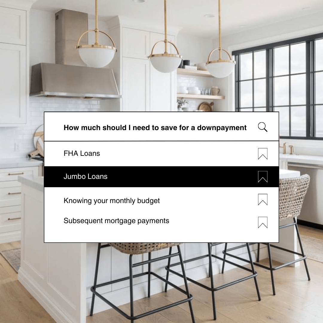 How much should I save for a Downpayment?