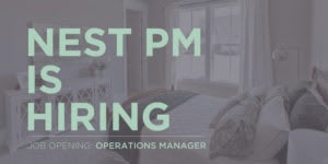 Nest Property Management is Hiring an Operations Manager