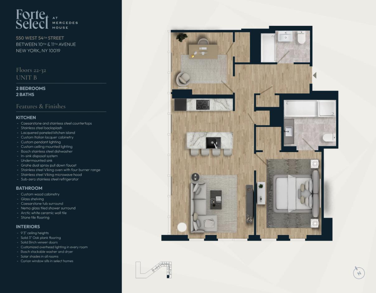 554 West 54th Street, Apt 25-B