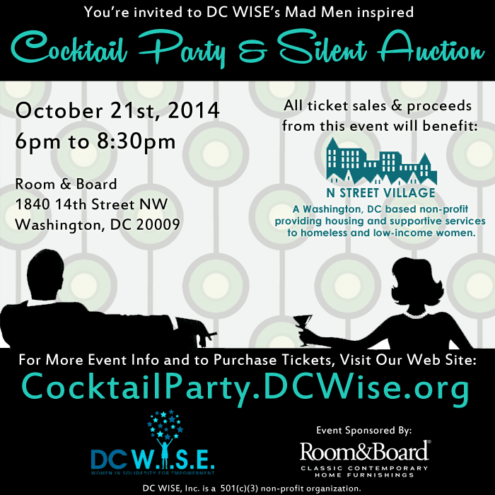 Dc Wise Party and Silent Auction Tonight!