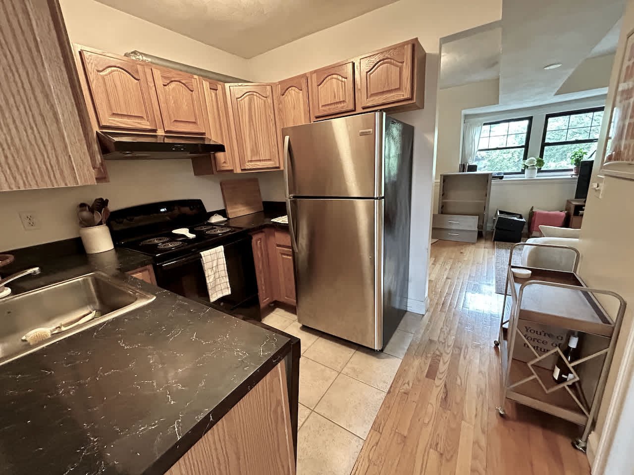 South End - Penthouse 1 bed 1 bath w. Central air/heat & Laundry! 