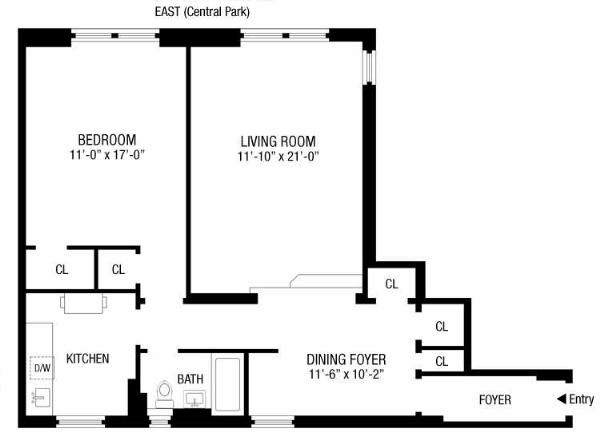 420 Central Park West Unit: 4G