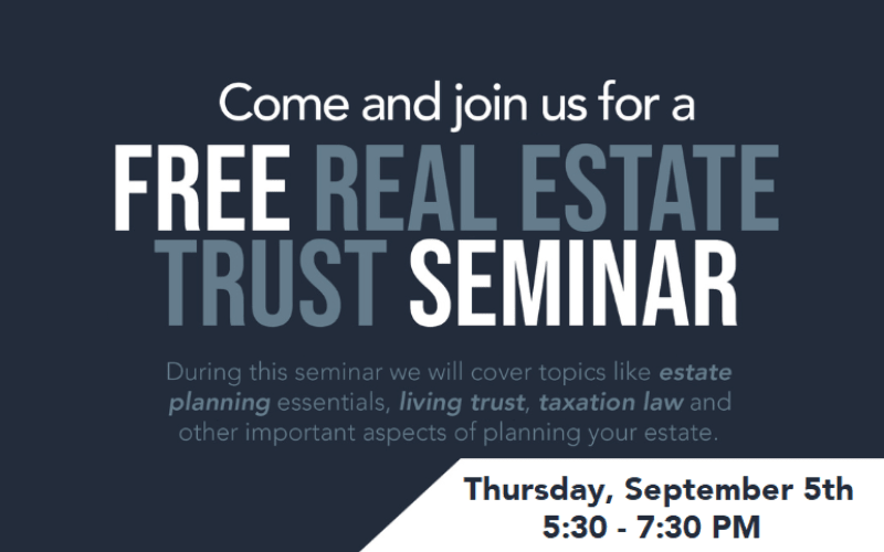 Free Real Estate Trust Seminar