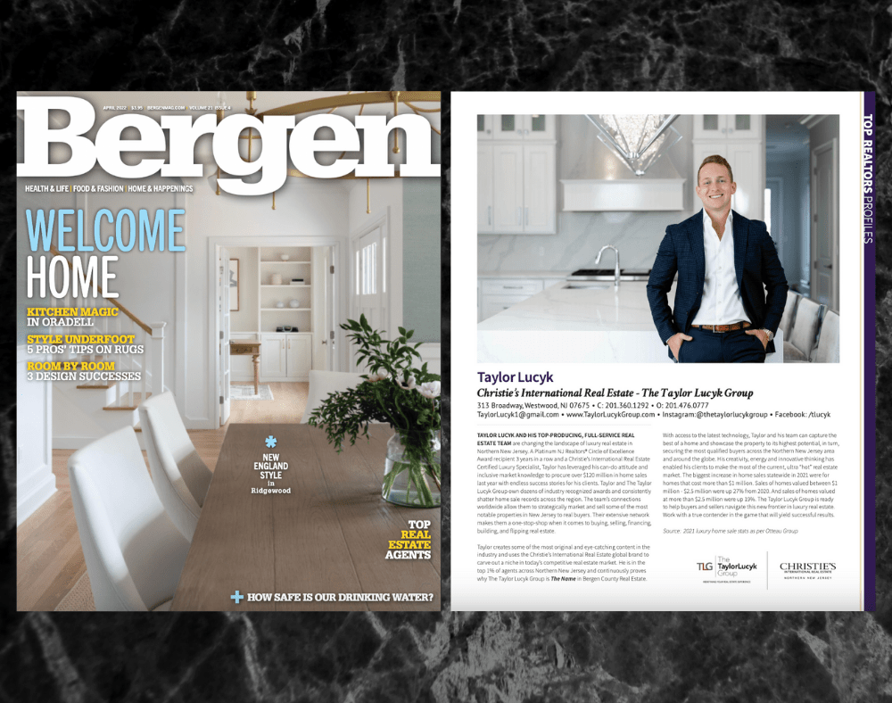 Bergen Magazine - April 2022 - Bergen County's Top Real Estate Agents