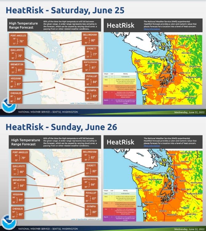 ‘Please stay out of the water,’ WA state officials implore swimmers ahead of heat spike