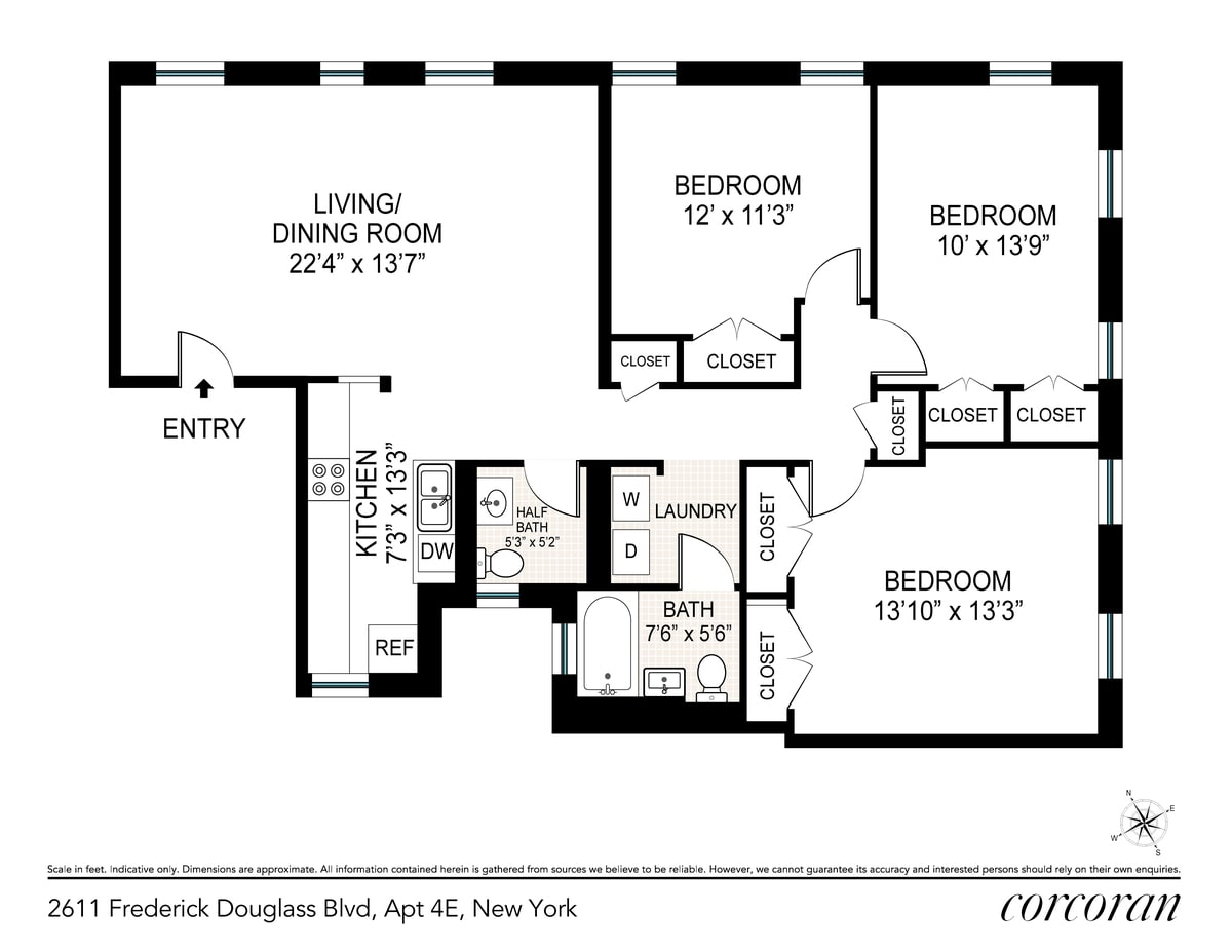 2611 Frederick Douglass Boulevard Unit: 4E