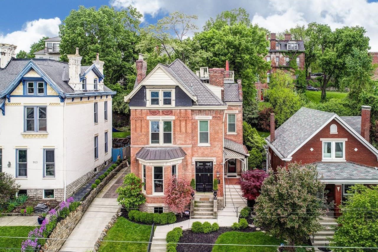 THIS GORGEOUS HOME PERCHED ATOP EAST PRICE HILL'S INCLINE MAY HAVE THE BEST VIEW OF THE QUEEN CITY