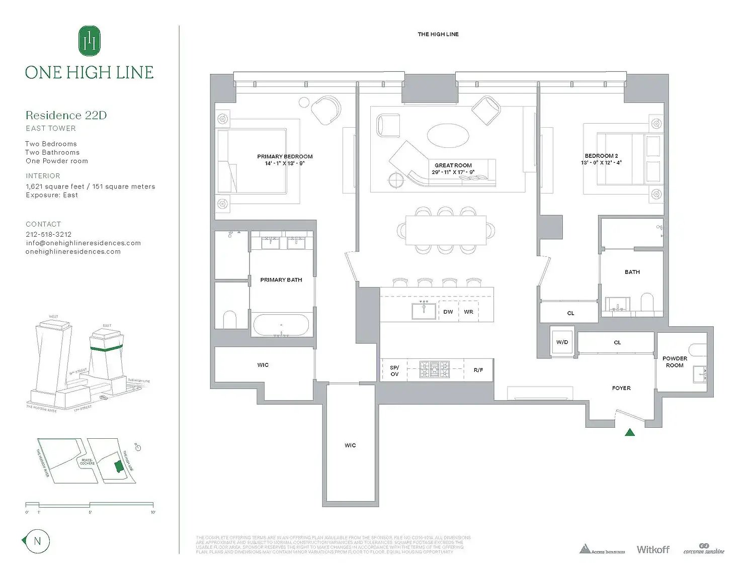500 W 18th Street E-22D