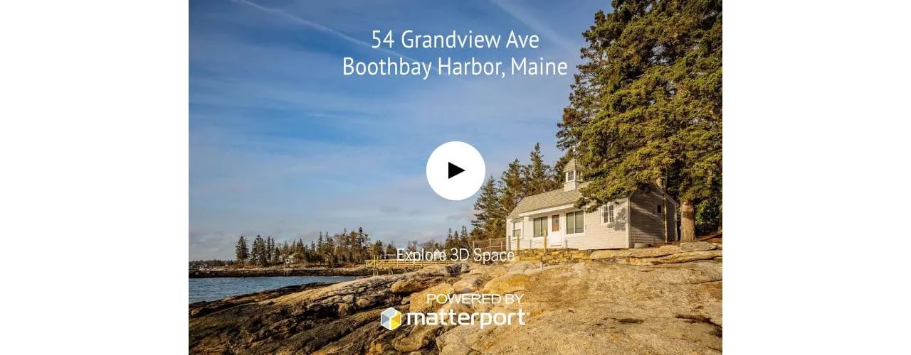 New Maine Homes for Sale With Matterport 3D Virtual Tours