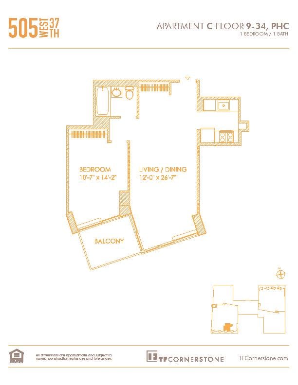 505 West 37th Street, Apt 18C