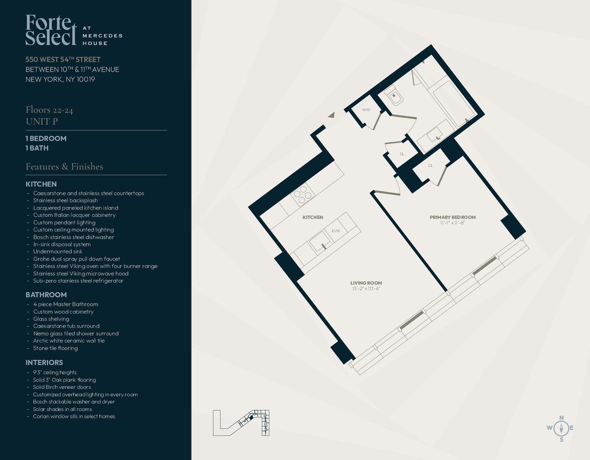 554 West 54th Street, Apt 24-P