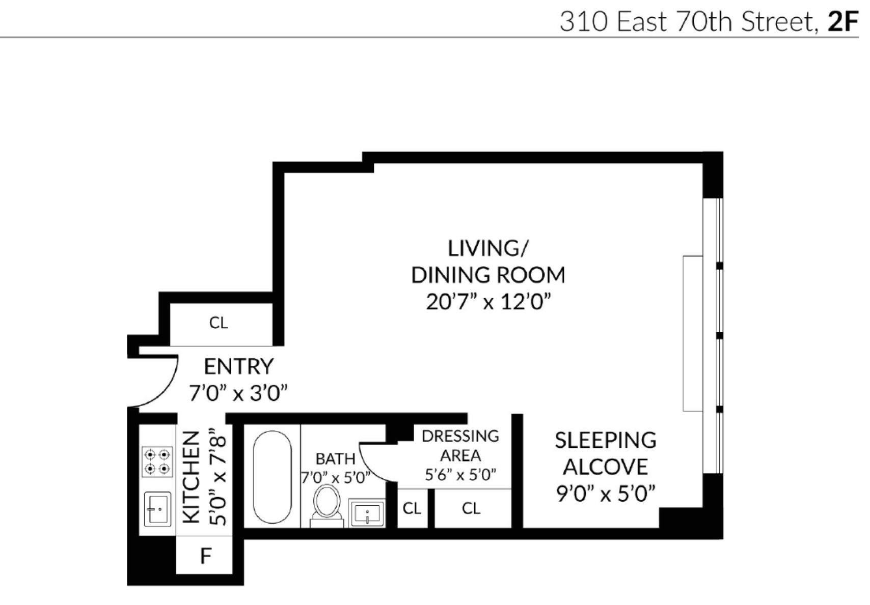 310 East 70th Street, Apt 2-F