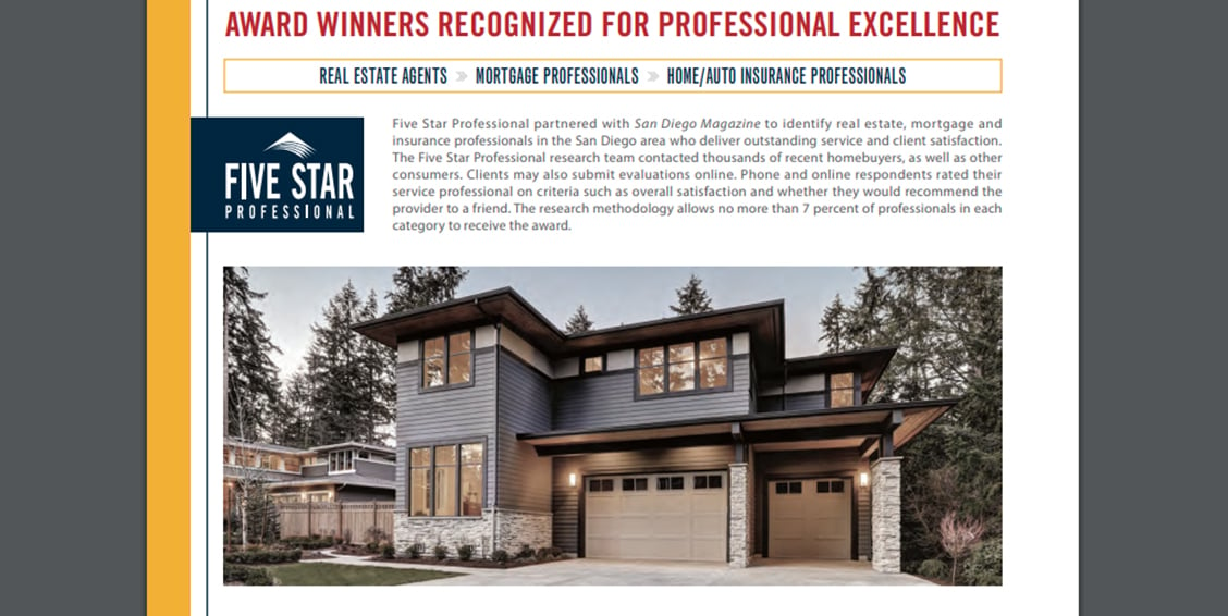 5 Star Professional Award