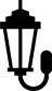 Traditional street lamp icon