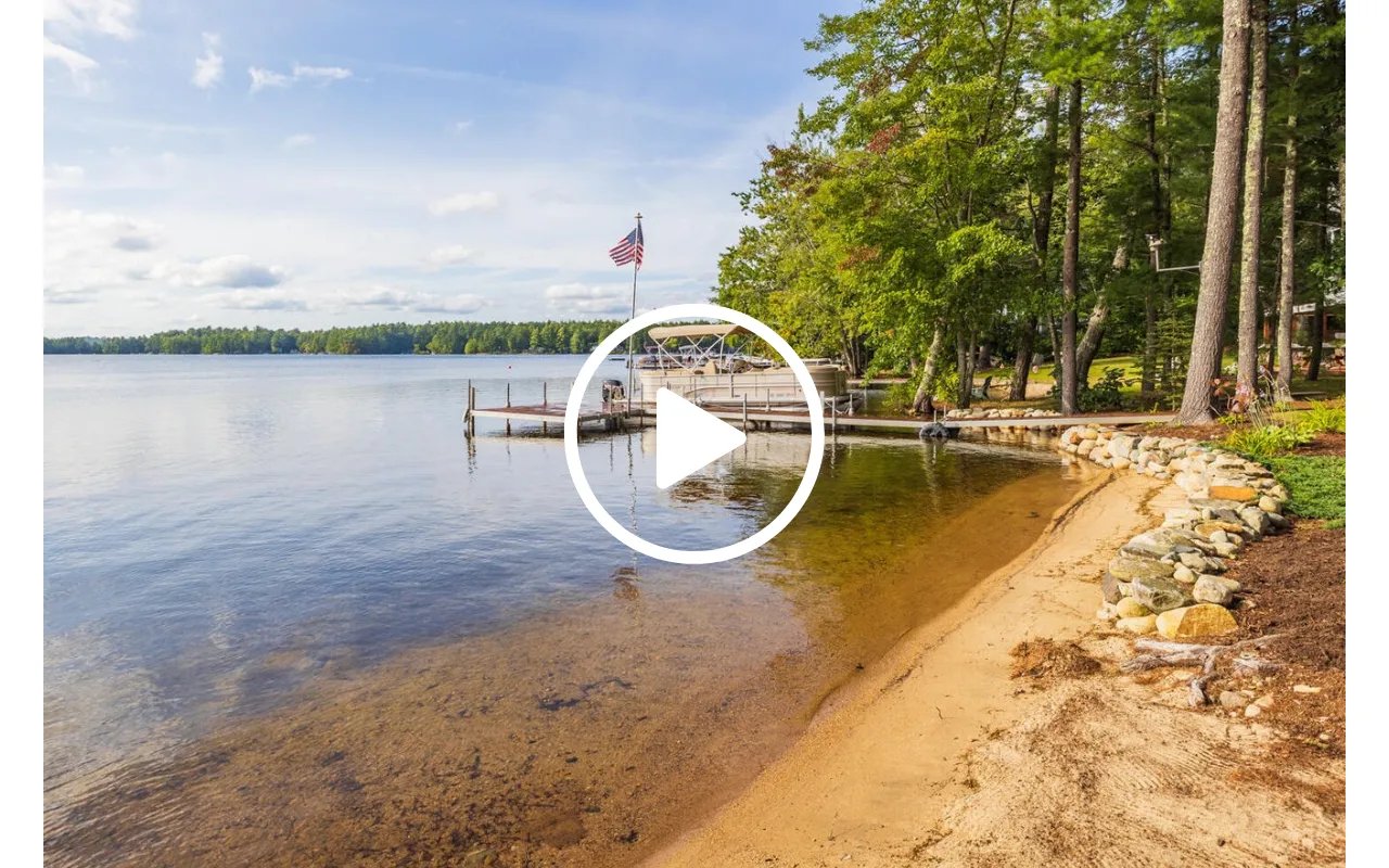 Video of the Week: Southern Maine Lakefront with Sandy Beach