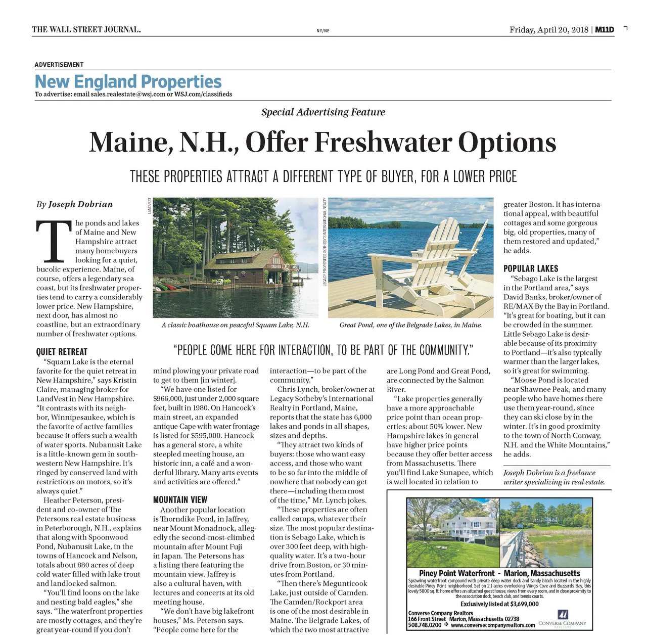 In the News – Wall Street Journal