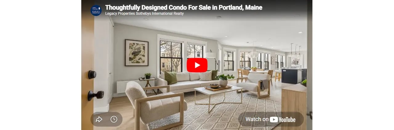 Thoughtfully Designed Condo For Sale in Portland, Maine