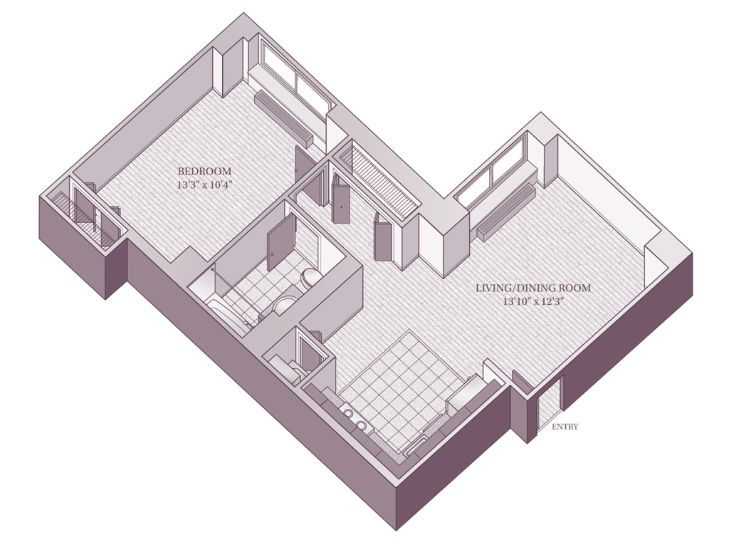 Chelsea 1 BR — $5,693/mo