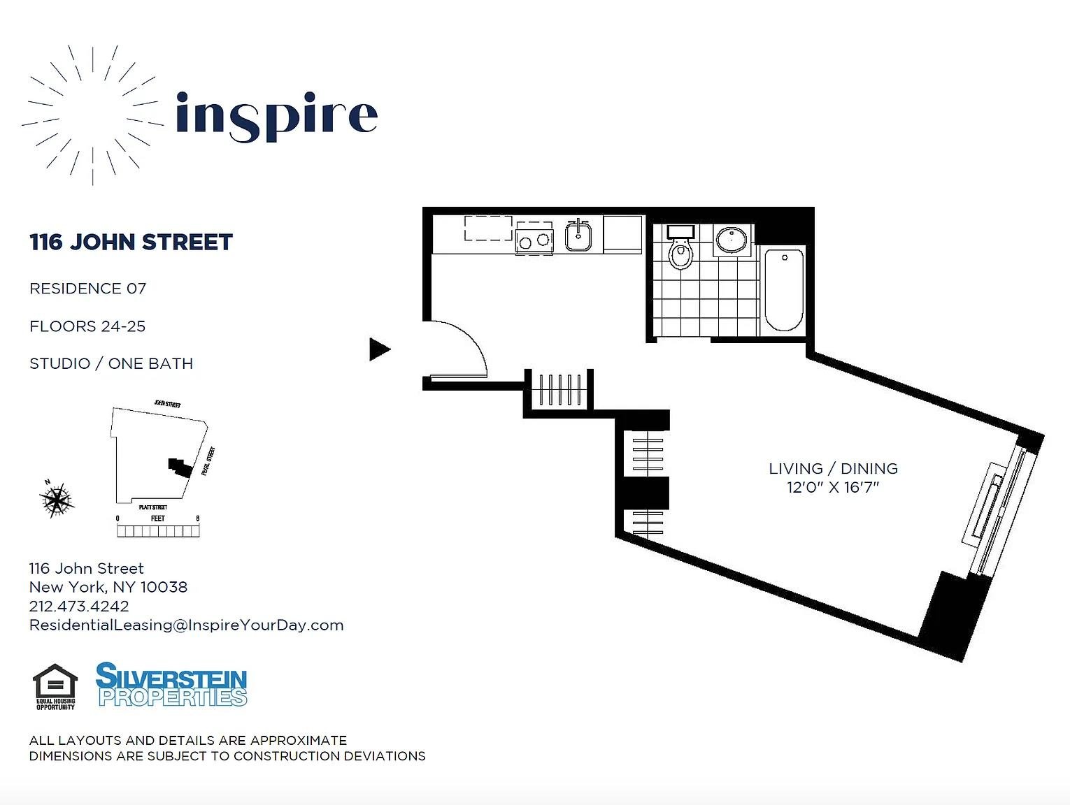 116 John Street, Apt 2507
