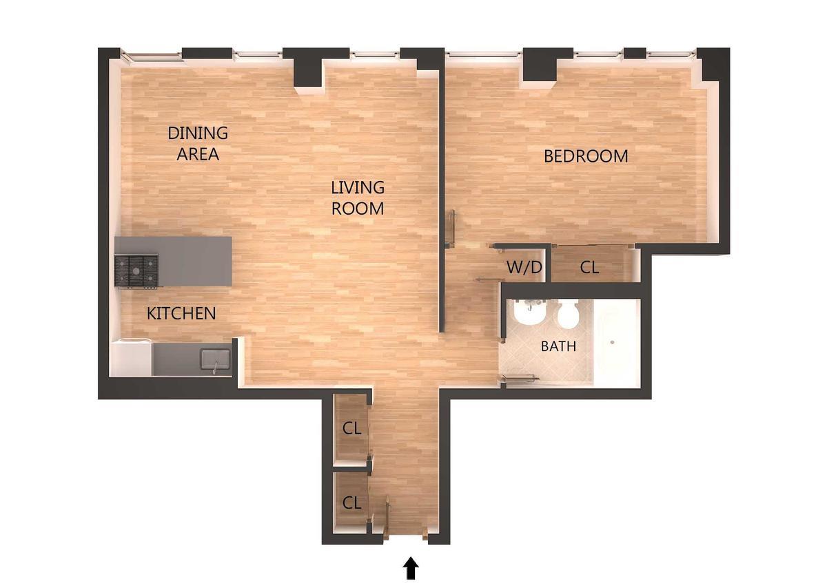 225 Rector Place, Apt PH-1A