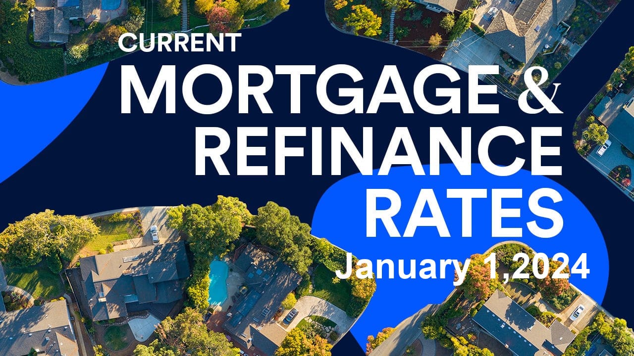 NEW YEARS DAY MORTGAGE RATES ARE DOWN