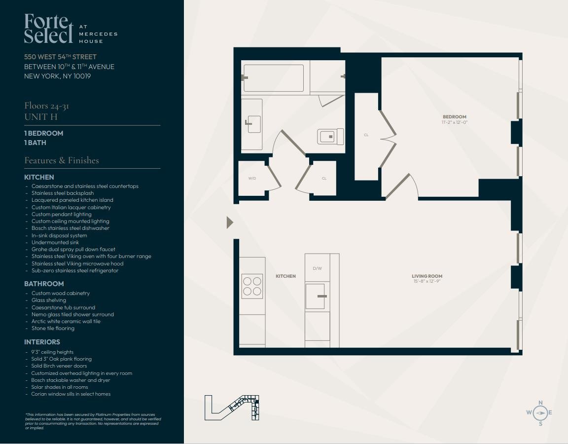 554 West 54th Street, Apt 24-H