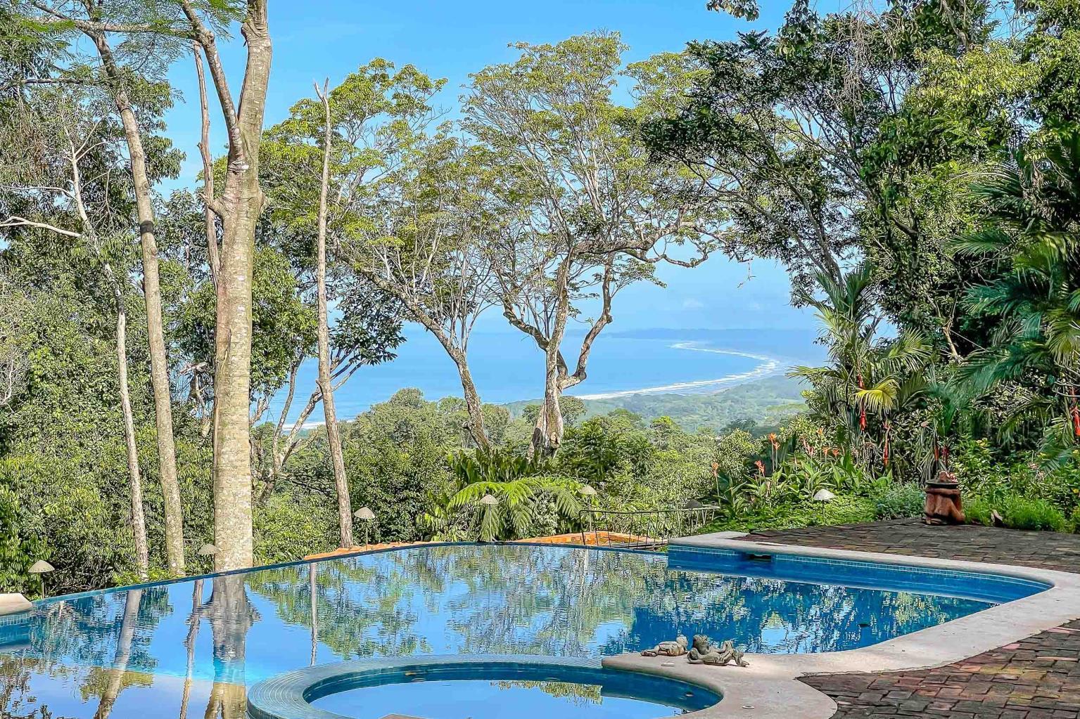 Private Ocean View Estate Quaint 2 level home and idyllic pool