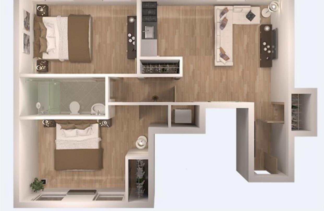152 Thompson Street, Apt 2-B