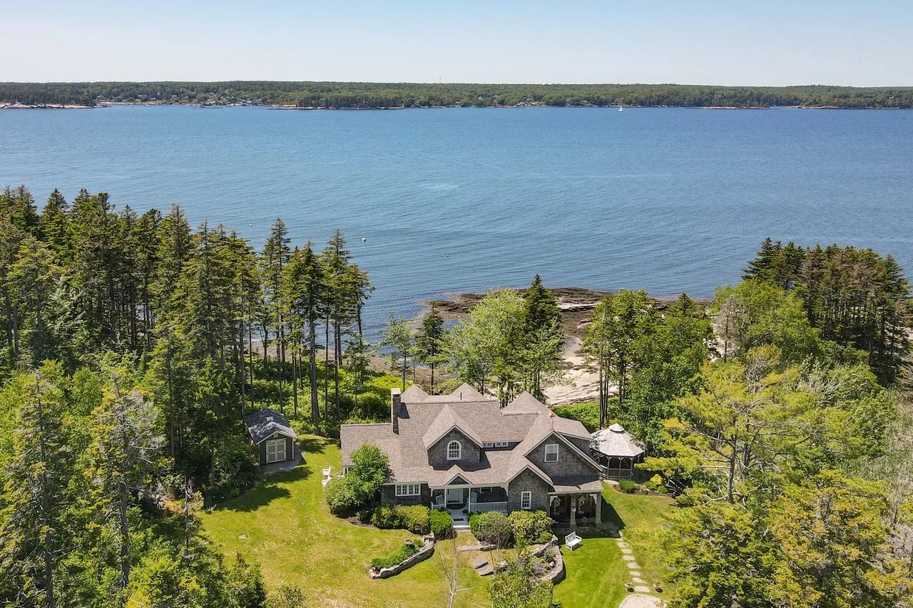 New Waterfront Listing! 26 Salt Pond Road, Southport, Maine –  $2,895,000