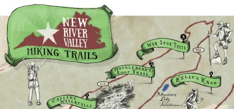 Roadmap: New River Valley Hiking Trails