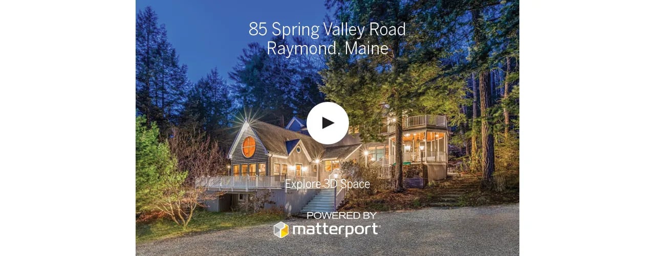 Virtual Open House – 85 Spring Valley Road, Raymond, Maine