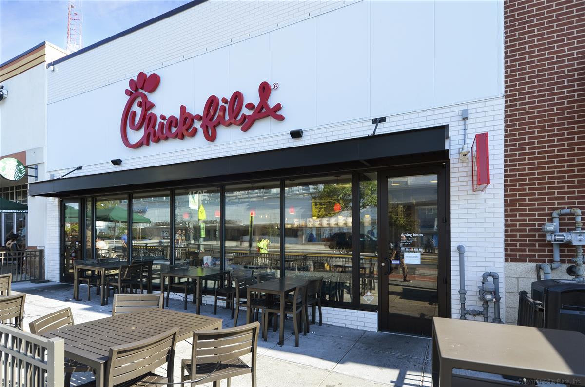 Fast casual dining at Tenleytown Chick-Fil-A.