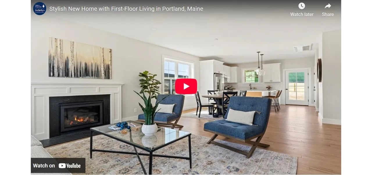 Stylish New Home with First-Floor Living in Portland, Maine