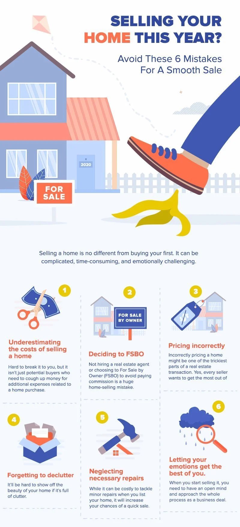 Selling Your Home This Year? Avoid These 6 Mistakes For A Smooth Sale